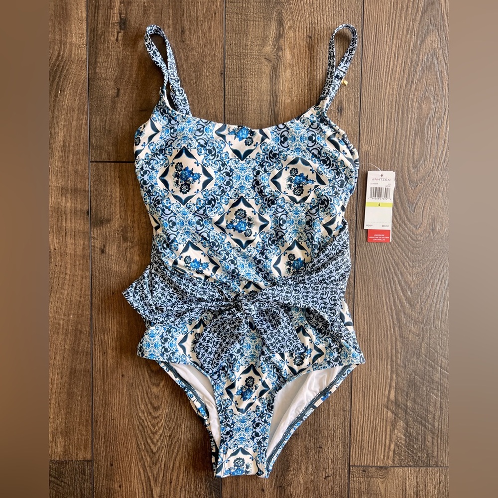 NWT Jantzen Sunset Ceramic Marlene Swimsuit